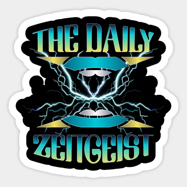 The Daily Zeitgeist Lightning Sticker by The Daily Zeitgeist